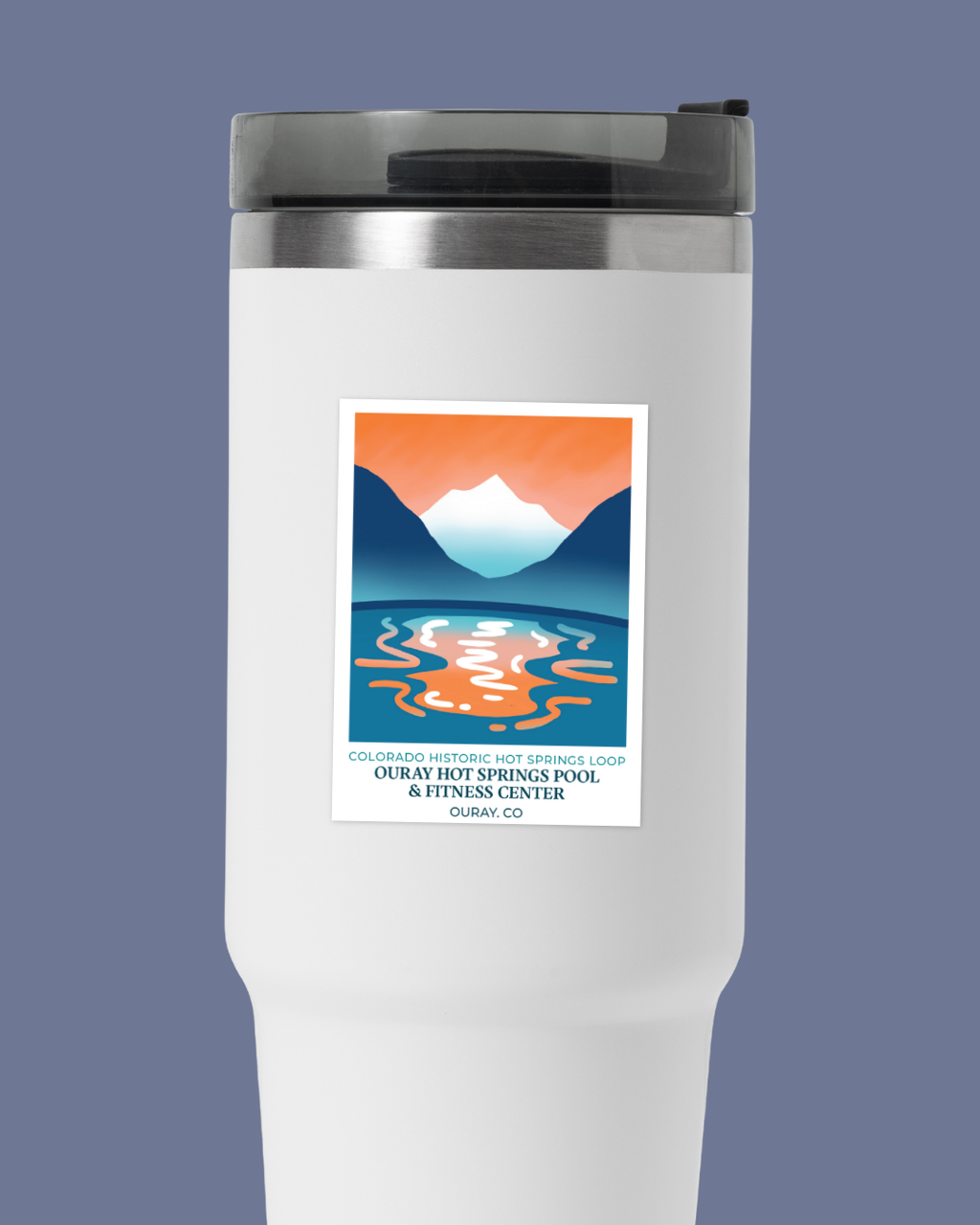 Colorado Historic Hot Springs Loop Destination Sticker - Ouray: Ouray Hot Springs Pool & Fitness Center